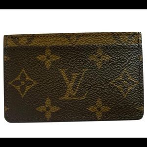 SOLD. Louis Vuitton Card Holder, 100% authentic, like new